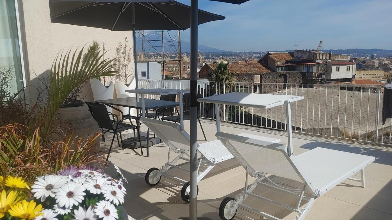 Attico Sul Porto Di Catania E Vista Vulcano Esterno foto